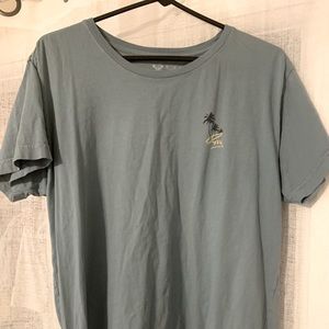 Roxys light blue/turquoise shirt sleeve tee